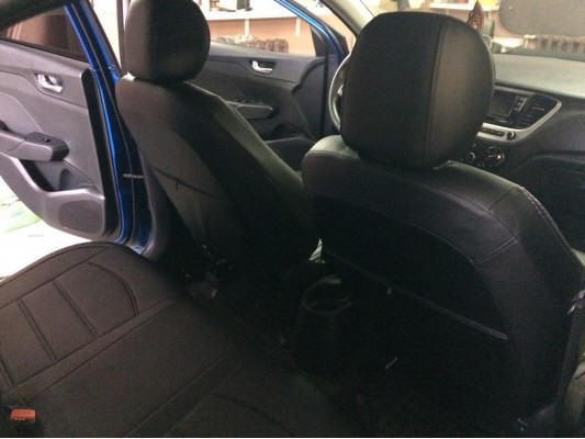 Авточехлы на Hyundai Solaris 2