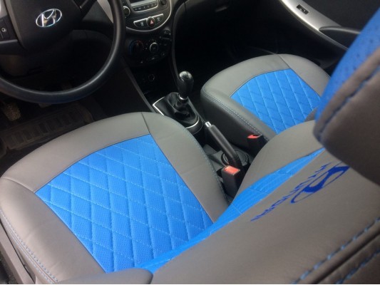 Авточехлы на Hyundai Solaris