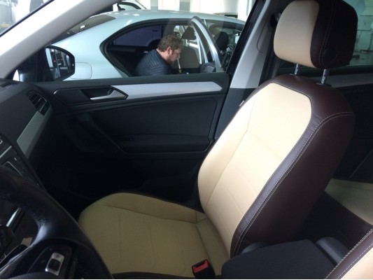 Каркасные авточехлы на Volkswagen Tiguan 2 поколения